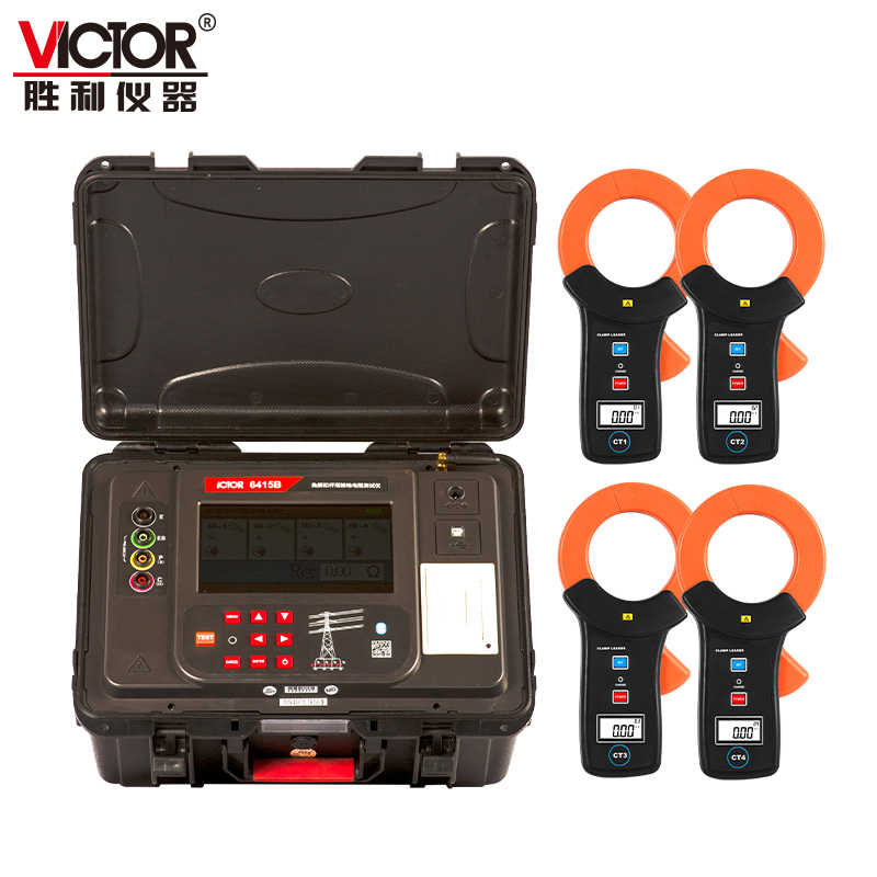 VICTOR 6415B免解扣桿塔接地電阻測試儀