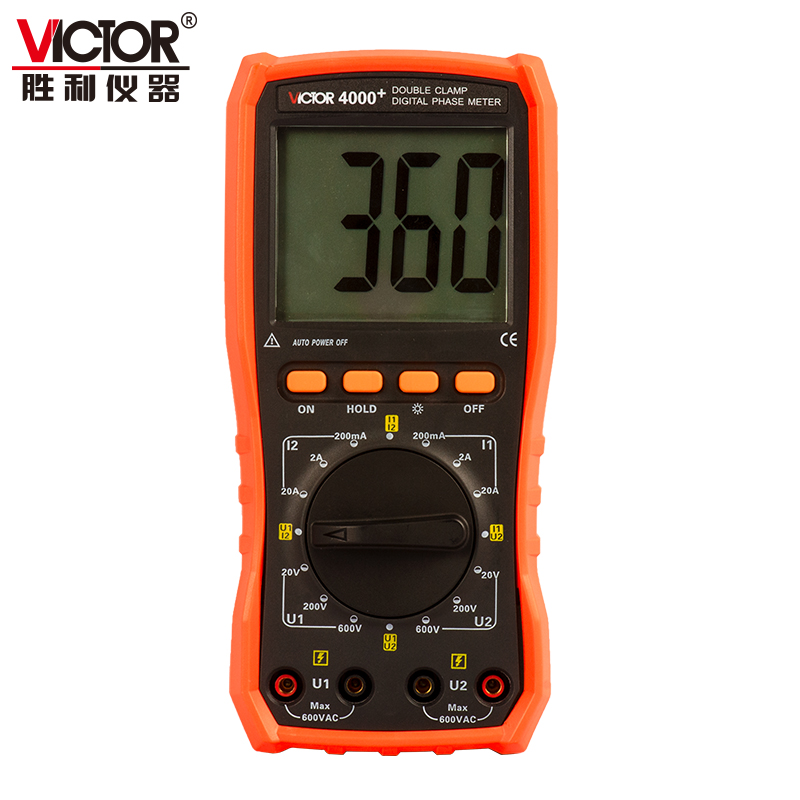 VICTOR 4000+ 雙鉗數(shù)字相位伏安表