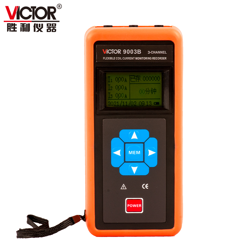 VICTOR 9003B三通道柔性線(xiàn)圈電流監(jiān)控記錄儀