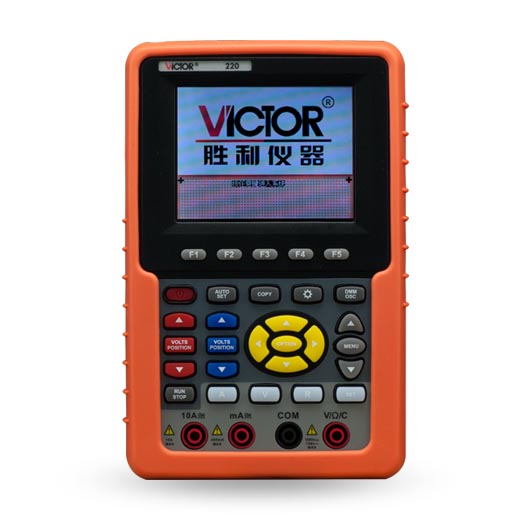 VICTOR 220/2061/2101雙通道手持式示波表
