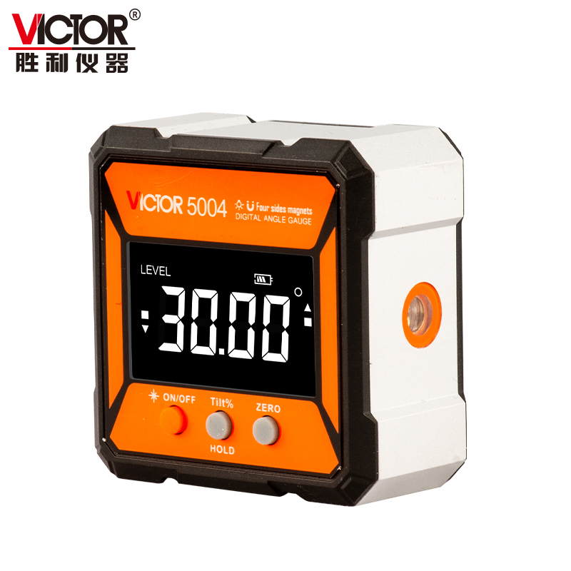 VICTOR 5004數(shù)顯傾角盒四面帶磁雙側(cè)激光