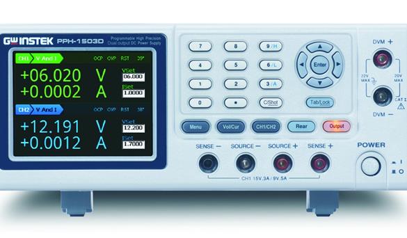 PPH-1503D & PPH-1506D & PPH-1510D(線性)可程控高精度雙通道直流電源供應器