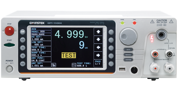 GPT-15000系列 500VA電氣安全分析儀(GPT-15001,GPT-15002,GPT-15003,GPT-15004)